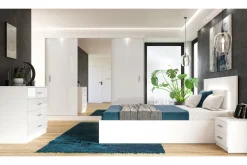 Szafki Nocne|Szafki|Exline Białe szafki nocne MARSYLIA 2 szt