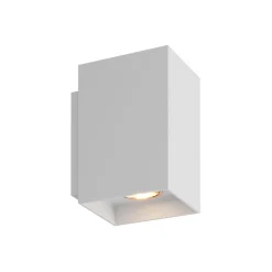 Zumaline Biały minimalistyczny kinkiet SANDY WL SQUARE
