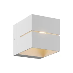 Kinkiety|Zumaline Biały minimalistyczny kinkiet sześcian TRANSFER WL 2