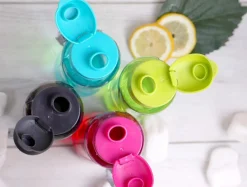 Podróże|Jedzenie I Picie| Bidon różowy PEDRO 650 ml