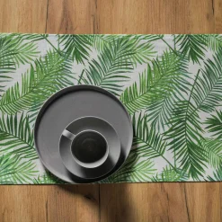 inny Bieżnik na stół w w liście palmy GARDENIC 40x120 cm