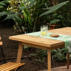 inny Bieżnik na stół w w liście palmy GARDENIC 40x120 cm