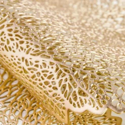 inny Bieżnik na stół, złoty, 33x180 cm