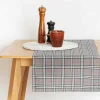 Estetica Bieżnik w szkocką kratę szary NEWPORT 40x120 cm