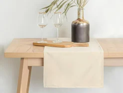 Obrusy, Serwetki I Bieżniki|Obrusy, Serwetki I Bieżniki| Bieżnik welurowy beżowy VELVIO 40x130 cm