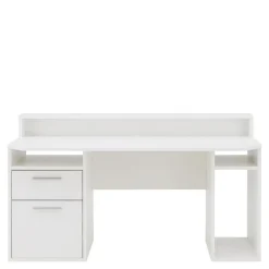 FORTE Biurko gamingowe TEZAUR białe