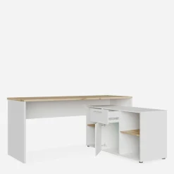 Biurka|Biurka|FORTE Biurko narożne z komodą CONTRA COSTA