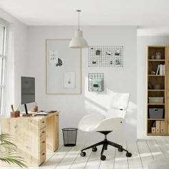 Biurka|FORTE Biurko z 4 szufladami GOLDSBORO