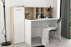 Biurka|Biurka| Biurko z nadstawką i regałem ERIADU