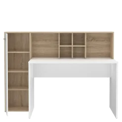 Biurka|Biurka| Biurko z nadstawką i regałem ERIADU