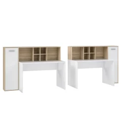 Biurka|Biurka| Biurko z nadstawką i regałem ERIADU