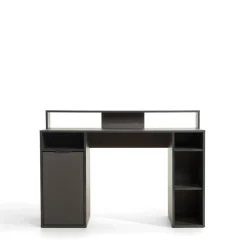 Dzieci inny Biurko z półkami szare CARBON