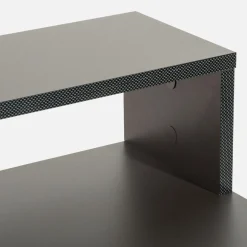 Dzieci inny Biurko z półkami szare CARBON