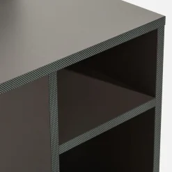 Dzieci inny Biurko z półkami szare CARBON