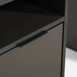 Dzieci inny Biurko z półkami szare CARBON