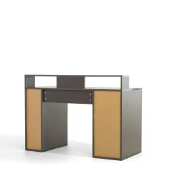 Dzieci inny Biurko z półkami szare CARBON