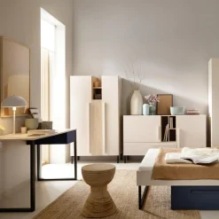 Biurka|Biurka|inny Biurko z szufladą beżowe SERGIO