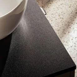 Blaty Łazienkowe|Blaty Łazienkowe|inny Blat łazienkowy czarny mat 80 cm