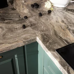 Blaty Laminowane|Qubik Blat EGGER marmur cipollino szary 204x92 cm