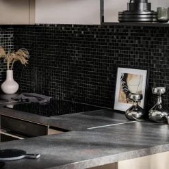 Blaty Laminowane|Qubik Blat EGGER metal rock antracytowy, 128x60 cm