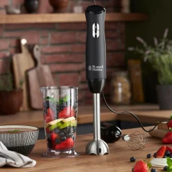 Małe Agd|Blendery|inny Blender ręczny 3 w 1 RUSSELL HOBBS czarny mat