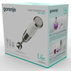 Gorenje Blender ręczny z akcesoriami LIFE biały HBC806QW