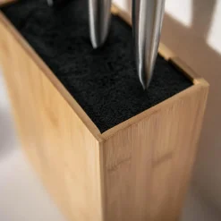 inny Blok na noże bambusowy prostokątny 23 cm