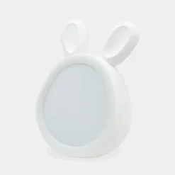 Dzieci inny Budzik z wyświetlaczem LED MARY'S biały ZAJĄCZEK