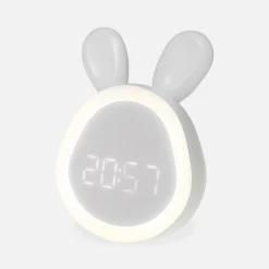 Dzieci inny Budzik z wyświetlaczem LED MARY'S biały ZAJĄCZEK