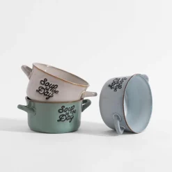 inny Bulionówka ceramiczna beżowa 580 ml