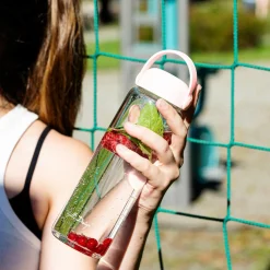 inny Butelka na wodę różowa FUORI 540 ml