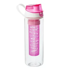 Podróże|Jedzenie I Picie| Butelka na wodę SPORT z wkładem na owoce 650 ml