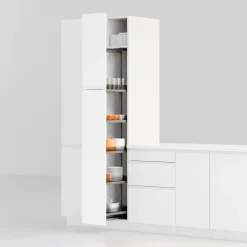 Systemy Cargo|VORTUNG Cargo obrotowe 30 cm z 5 przeszklonymi koszami