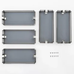 Systemy Cargo|VORTUNG Cargo obrotowe 30 cm z 5 przeszklonymi koszami