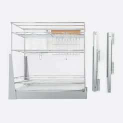 Systemy Cargo|VORTUNG Cargo podblatowe do szafki 40 cm, front wysuwny, chrom