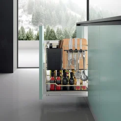 VORTUNG Cargo podblatowe do szafki 40 cm, front wysuwny, champagne gold