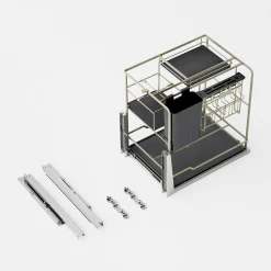 VORTUNG Cargo podblatowe do szafki 40 cm, front wysuwny, champagne gold