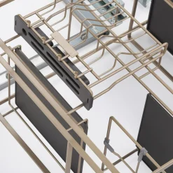 VORTUNG Cargo podblatowe do szafki 40 cm, front wysuwny, champagne gold