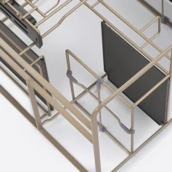 VORTUNG Cargo podblatowe do szafki 40 cm, front wysuwny, champagne gold