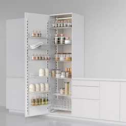 Systemy Cargo|VORTUNG Cargo wysokie do szafki 60 cm, front uchylny, chrom