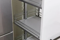 Cargo wysokie do szafki 40 cm, front wysuwny, chrom