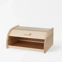 Fackelmann Chlebak drewniany sosnowy 40x28x18 cm