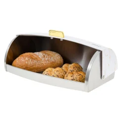 Chlebaki| Chlebak glamour biało-złoty GILDO