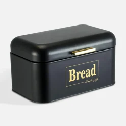 inny Chlebak metalowy czarny 30,5x20,7x15,1 cm