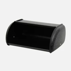 Chlebaki|inny Chlebak stalowy czarny CLAUDIO 36x24x15 cm