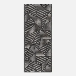 Chodniki|Dywany Z Krótkim Włosiem|inny Chodnik geometryczny antracytowy NORWAY 67x160 cm