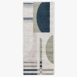 inny Chodnik geometryczny wielokolorowy HOUSTON 67x160 cm