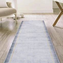 inny Chodnik szary BORDIURA CRYSTAL VELVET 80x200 cm