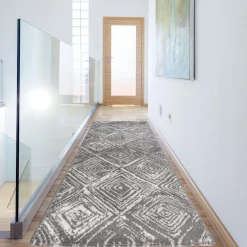 inny Chodnik szary w kwadraty NORWAY 80x200 cm