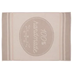 Tekstylia Kuchenne|Tekstylia Kuchenne| Ściereczka kuchenna beżowa HANDMADE 50x70 cm